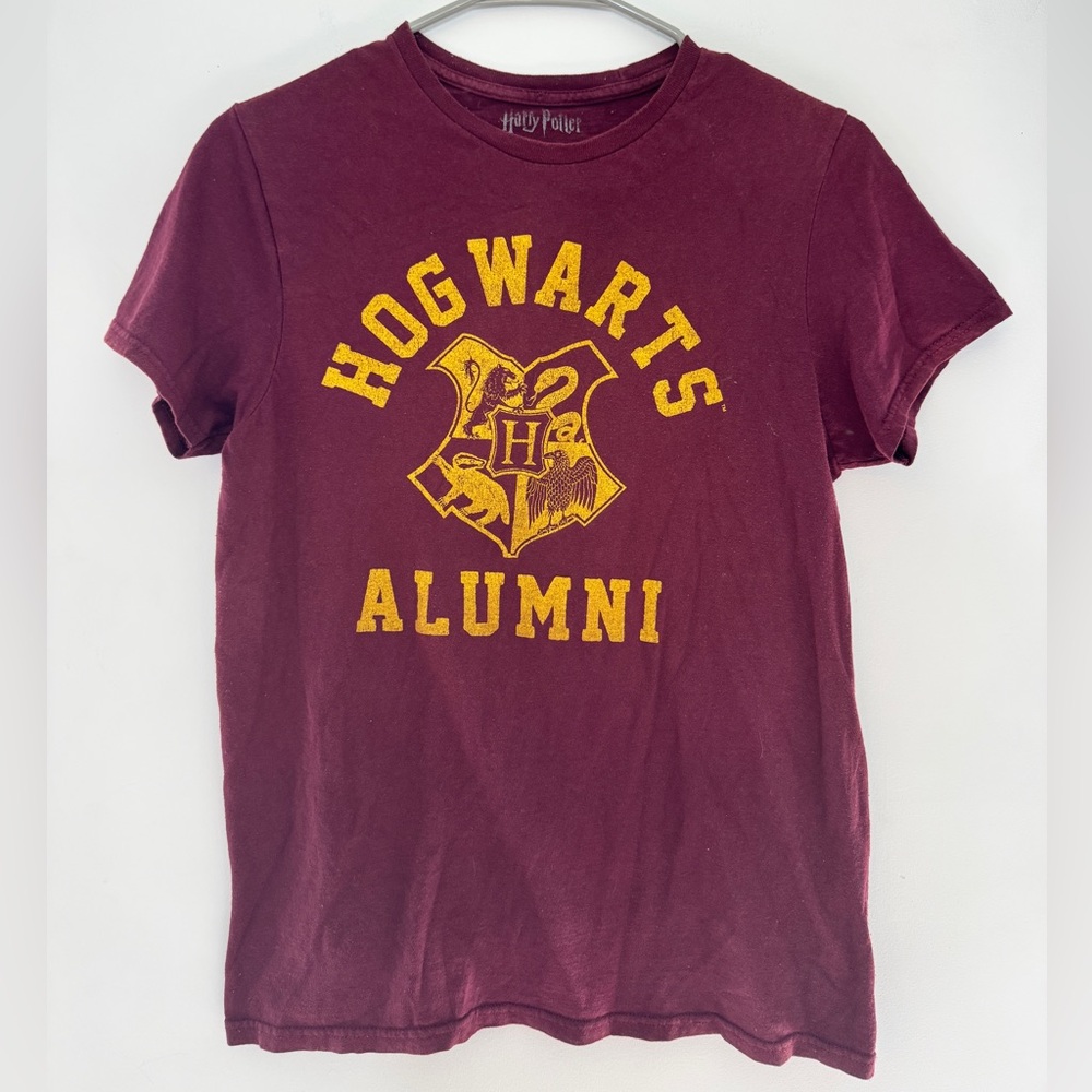 Harry Potter Kids' Hogwarts Alumni Short Sleeve Tee - Maroon